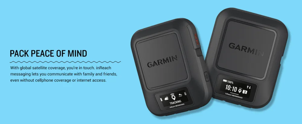 Garmin inReach Messenger Handheld Satellite Communicator, Global Two-Way Messaging - Garmin inReach Messenger