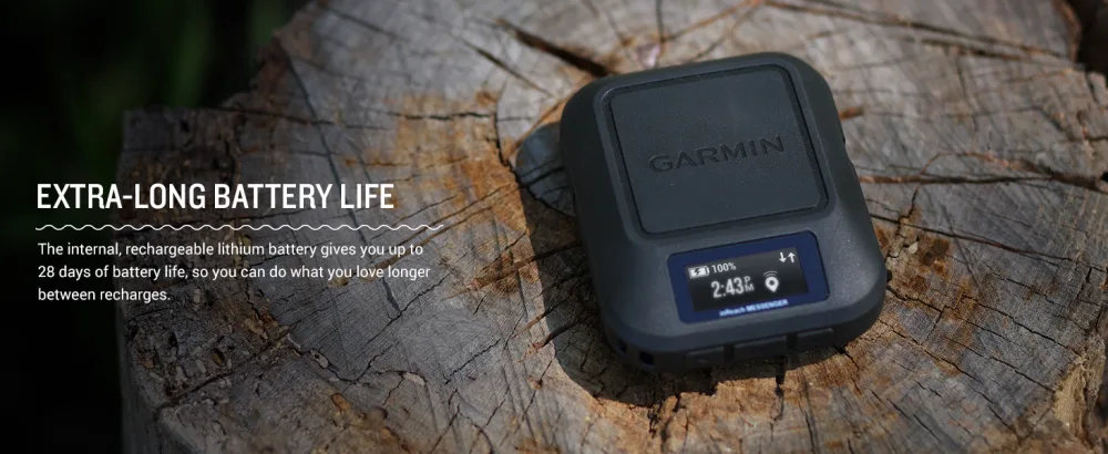 Garmin inReach Messenger Handheld Satellite Communicator, Global Two-Way Messaging - Garmin inReach Messenger