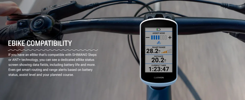 Garmin Edge Explore 2, Easy-To-Use GPS Cycling Navigator, eBike Compatibility, Maps and Navigation, with Safety Features Standard Navigator - Garmin Edge Explore 2