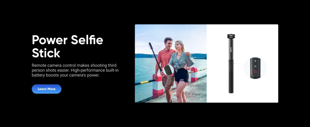Insta360 ONE X Action Camera 360 Degree, 5.7K Video 18MP Photo, FlowState Stabilization, Real Time WiFi Transfer, Sports Video - Power Selfie Stick