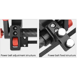 YELANGU Motorized Camera Slider, 31"/80cm Wireless Control Carbon Fiber Dolly Rail Camera Slider Supports Video Mode, Time-Lapse Photography, Horizontal Tracking and 120 Panoramic Shooting 80 CM - Motorized Camera Slider