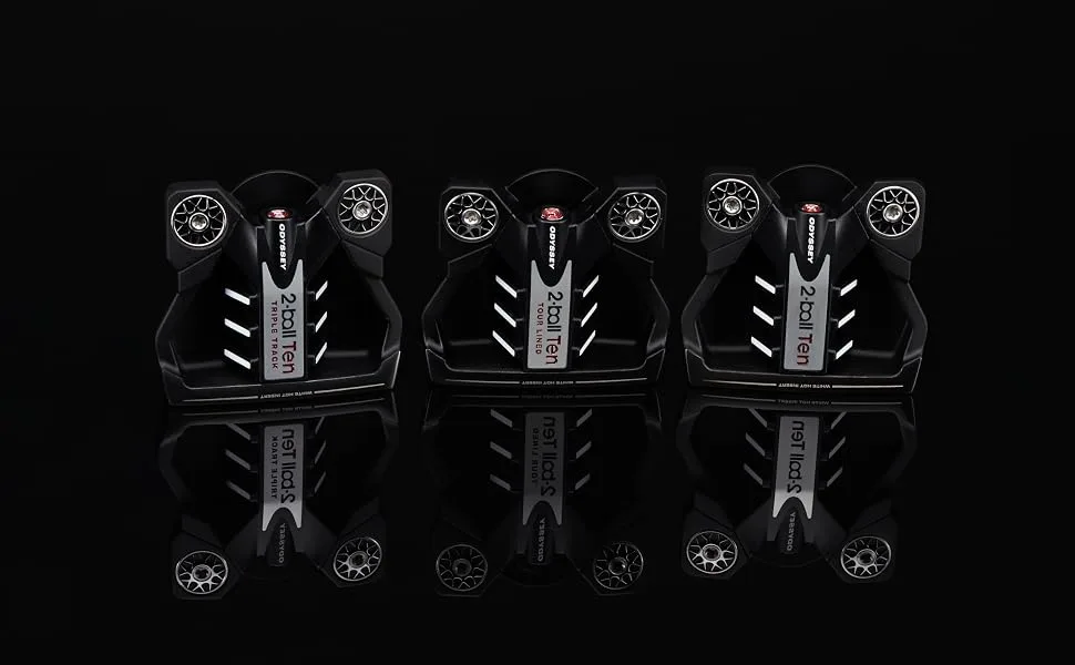 Odyssey Golf 2022 Ten Putter Right 35" Ten Triple Track Double Bend Hosel, Oversized Grip - 2022 Ten Putters