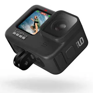 GoPro HERO9 Black - E-Commerce Packaging - Waterproof Action Camera with Front LCD and Touch Rear Screens, 5K Ultra HD Video, 20MP Photos, 1080p Live Streaming, Webcam, Stabilization H9 Black - HERO9 Black
