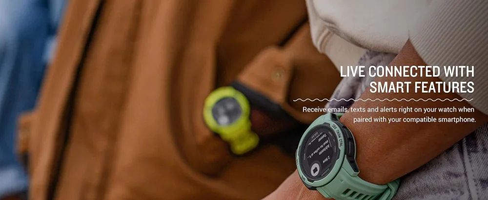 Garmin Instinct 2, Rugged GPS Outdoor Watch, Multi-GNSS Support, Tracback Routing, Graphite Instinct 2 (Graphite) Non-Solar 45 MM Instinct 2 Watch - Garmin Instinct 2