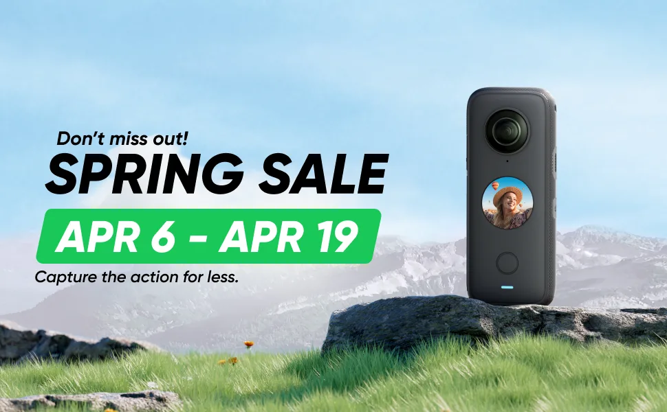 insta360 ONE X2 360 Degree Waterproof Action Camera, 5.7K 360, Stabilization, Touch Screen, AI Editing, Live Streaming, Webcam, Voice Control - Insta360 ONE X2