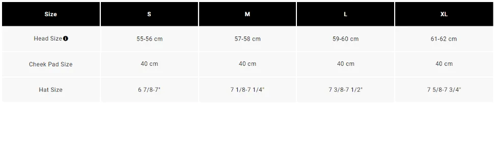 Fox Racing Mens Rampage PRO Carbon Mountain Biking Helmet, MIPS,Atomic Punch,Large - RPC Sizing Chart
