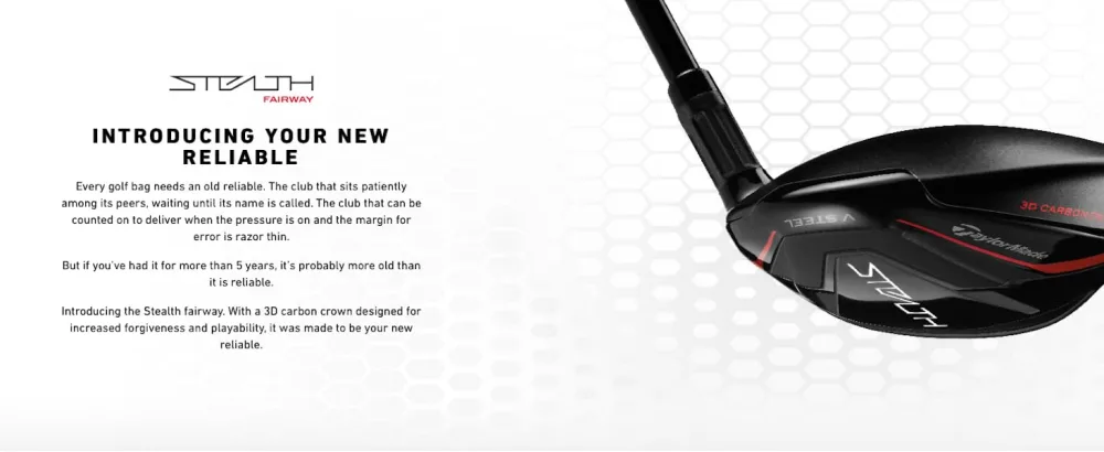 TaylorMade Stealth Titanium Fairway #3 Righthanded - Stealth Fairway wood