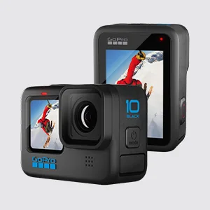 GoPro HERO10 Black- E-Commerce Packaging - Waterproof Action Camera with Front LCD & Touch Rear Screens, 5.3K60 Ultra HD Video H10 Black - product information 2