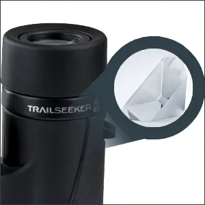 Celestron  TrailSeeker ED 8x42 Binoculars  Compact ED Binocular for Birdwatching and Outdoor Activities  Binocular with ED Objective Lenses  Fully Broadband Multi-coated Optics  BaK4 Roof Prism - Fully Multi-Coated Optics and BaK-4 Prisms