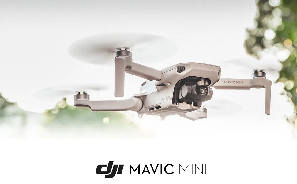 DJI Mavic Mini Combo Drone FlyCam Quadcopter with 2.7K Camera 3-Axis Gimbal GPS 30min Flight Time (Renewed) - DJI Mavic Mini in Flight