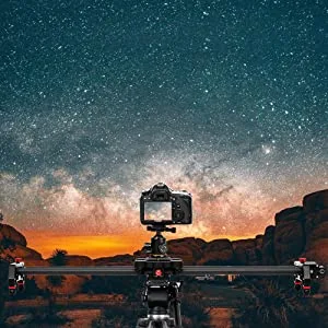 GVM Motorized Camera Slider, 48"/120CM Carbon Fiber Camera Slider with Time-Lapse Photography, Automatic Round Trip, Tracking Shooting and 120 Degree Panoramic Shooting, with Remote Controller GR-120QD - camera slider