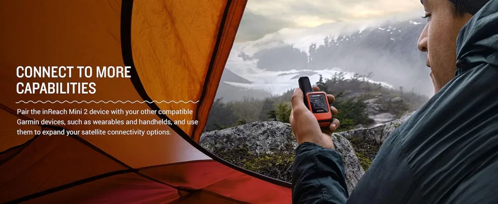 Garmin inReach Mini 2, Lightweight and Compact Satellite Communicator, Hiking Handheld, Black Black Garmin inReach Mini 2 Communicator - Garmin inReach Mini 2