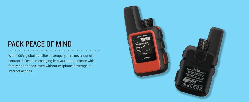 Garmin inReach Mini 2, Lightweight and Compact Satellite Communicator, Hiking Handheld, Black Black Garmin inReach Mini 2 Communicator - Garmin inReach Mini 2