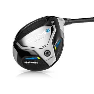 TaylorMade SiM 2 Titanium Fairway Mens Right Graphite Stiff 19.0 Degrees - Higher Launch SIM2 Titanium Fairway Taylormade golf