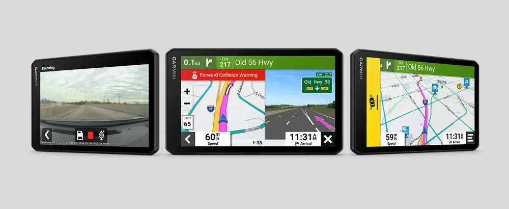 Garmin DriveCam 76, Large, Easy-to-Read 7 GPS car Navigator, Built-in Dash Cam, Automatic Incident Detection, High-Resolution Birdseye Satellite Imagery 7" with Camera Navigator - Garmin DriveCam 76