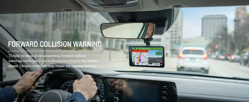 Garmin DriveCam 76, Large, Easy-to-Read 7 GPS car Navigator, Built-in Dash Cam, Automatic Incident Detection, High-Resolution Birdseye Satellite Imagery 7" with Camera Navigator - Garmin DriveCam 76
