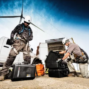 Pelican Air 1535 Case with Trekpack Dividers - Black Black With Trekpak Dividers - Pelican Cases
