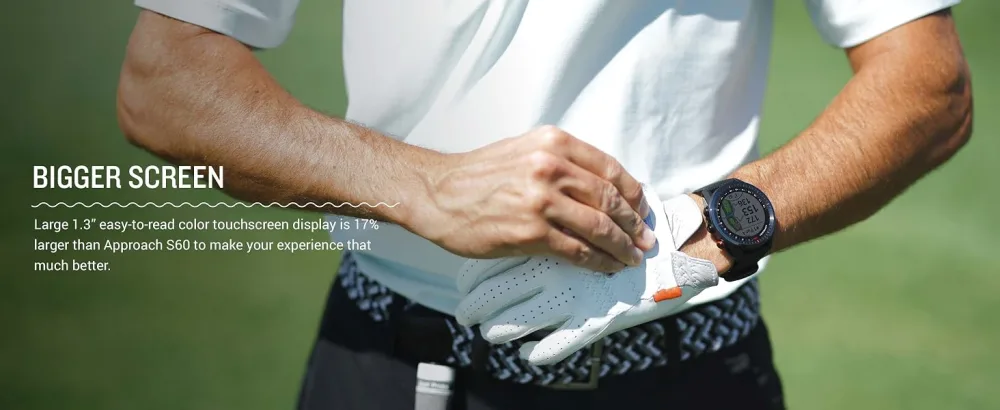 Garmin Approach S62, Premium Golf GPS Watch, Built-in Virtual Caddie Black Watch only - Garmin Approach S62