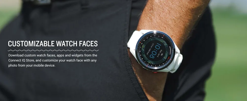 Garmin Approach S62, Premium Golf GPS Watch, Built-in Virtual Caddie Black Watch only - Garmin Approach S62