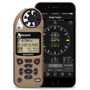 Kestrel 5700 Ballistics Weather Meter with LiNK - product information 5