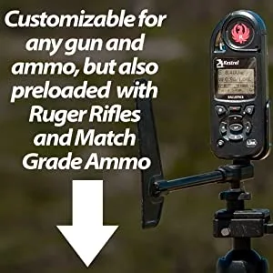 Kestrel Ruger 5700 Ballistics Weather Meter with Link - Ruger Kestrel 5700 Ballistics Weather Meter
