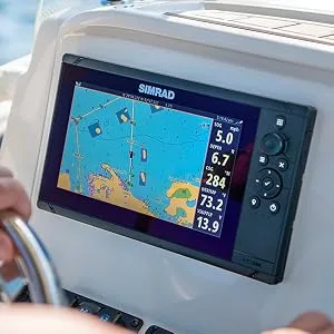 Simrad Cruise 7-7-inch GPS Chartplotter with 83/200 Transducer, Preloaded C-MAP US Coastal Maps - cruise maps US coastal