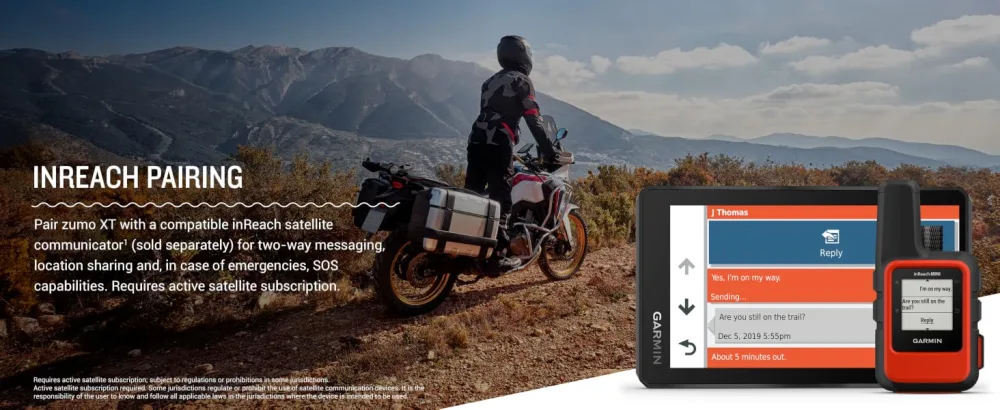 Garmin zmo XT, All-Terrain Motorcycle GPS Navigation Device, 5.5-inch Ultrabright and Rain-Resistant Display - Garmin zumo XT