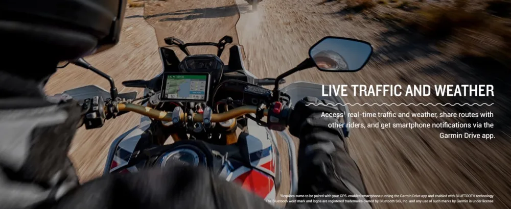 Garmin zmo XT, All-Terrain Motorcycle GPS Navigation Device, 5.5-inch Ultrabright and Rain-Resistant Display - Garmin zumo XT