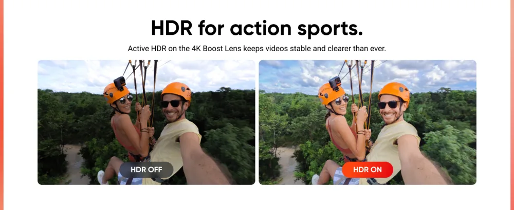 Insta360 ONE RS Twin Edition  Waterproof 4K 60fps Action Camera & 5.7K 360 Camera with Interchangeable Lenses, Stabilization, 48MP Photo, Active HDR, AI Editing Motorcycle Kit - product information 7