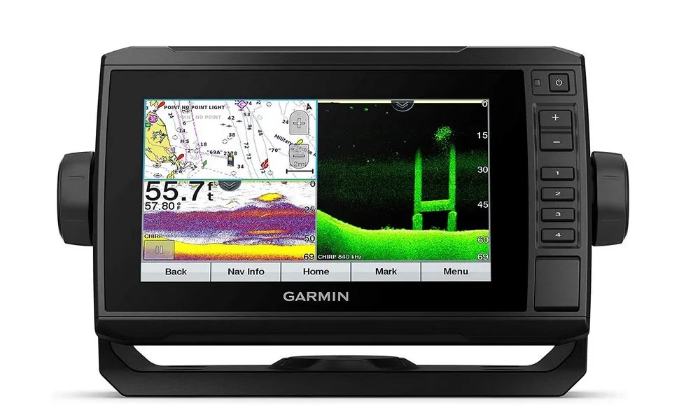 Garmin ECHOMAP UHD 74Cv, 7" Keyed-Assist Touchscreen Chartplotter with U.S. BlueChart G3 and GT24UHD-TM Transducer - product information 2