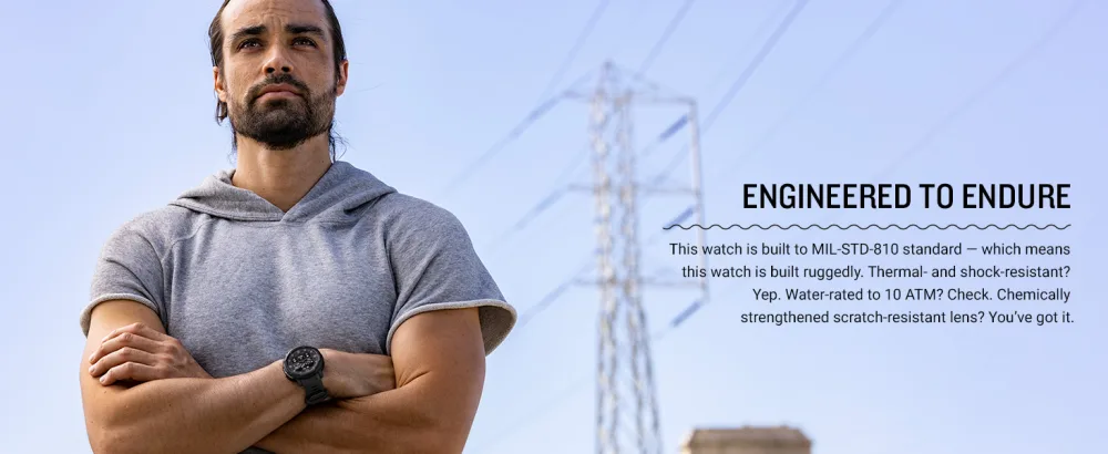 Garmin Instinct Crossover Solar, Rugged Hybrid Smartwatch with Solar Charging Capabilities, Analog Hands and Digital Display, Graphite Graphite Solar - Garmin Instinct Crossover Series