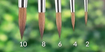 Princeton Artist Brush Kolinsky Sable Collectors Set 5 -Piece - sable paint brushes