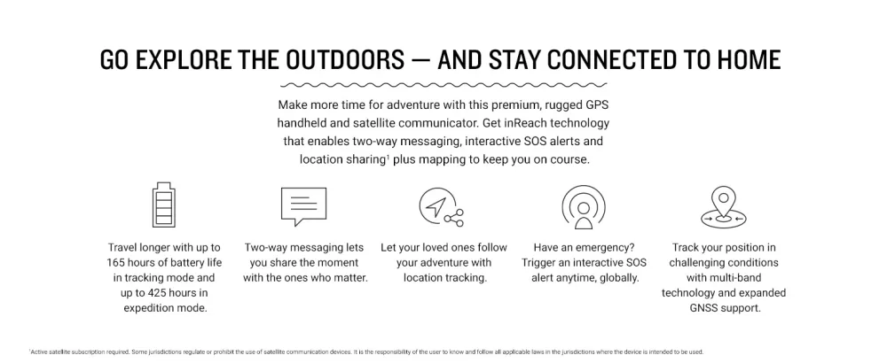 Garmin GPSMAP 67i Rugged GPS Handheld with inReach Satellite Technology, Two-Way Messaging, Interactive SOS, Mapping InReach Technology - Garmin GPSMAP 67i