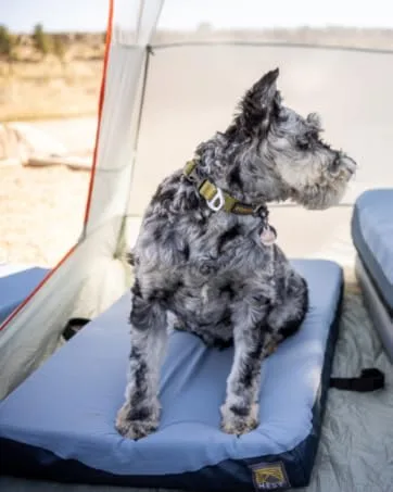 HEST Dually - Portable Camping Mattress, Enhanced Memory Foam, Double Mattress, Sleeps Two Dually Wide - 72" L X 60" W - camping dog bed