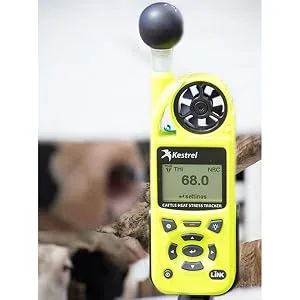 Kestrel 5400AG Cattle Heat Stress Tracker with Link and Vane Mount - Kestrel 5400AG with THI