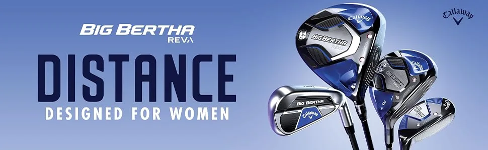 Callaway Big Bertha REVA Women's Iron Set Right Graphite Ladies 6IR - PW - Reva women