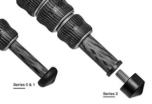 Gitzo GT1555T Series 1 Carbon 5 Sections Traveler Tripod (Black) - product information 6