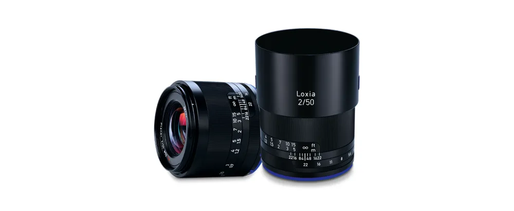 Zeiss Loxia 50mm f/2 Planar T* Lens for Sony E Mount, Black 2/50 - Optimized prime lenses