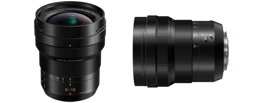 Panasonic LUMIX Professional 8-18mm Camera Lens, G LEICA DG VARIO-ELMARIT, F2.8-4.0 ASPH, Mirrorless Micro Four Thirds, H-E08018 (Black) - product information 3