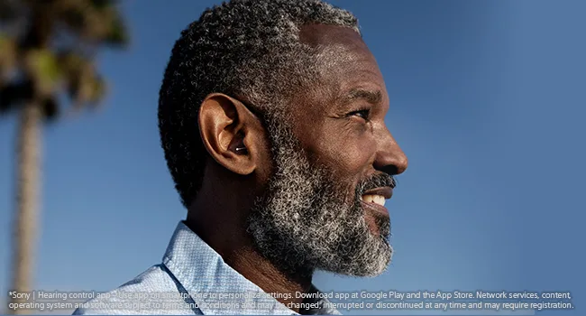 Sony CRE-C10 Self-fitting OTC Hearing Aid - Personalized to your hearing