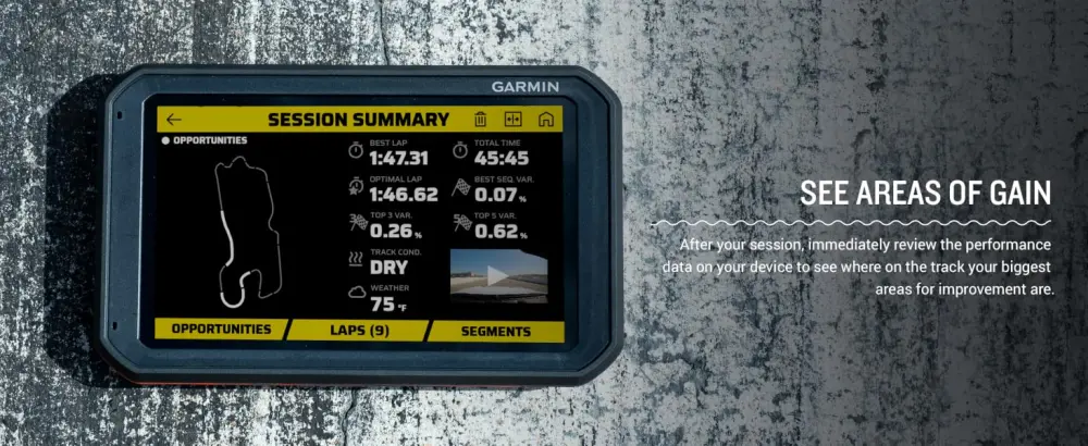 Garmin Catalyst, Driving Performance Optimizer with Real-time Coaching and Immediate Track Session Analysis, for Motorsports and High Performance Driving (010-02345-00) , Black , 6.95 inch - Garmin Catalyst