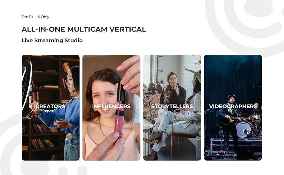 YoloLiv Instream, The Ultimate All-in-one Vertical Live Video Streaming Equipment Encoder, Switcher, Recorder, Monitor for Instagram, Tiktok - product information 3
