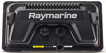 Element 7 HV with HV-100 Transducer 9" With HV-100 and Navionics+ Charts - element, raymarine, back, NMEA200, connections