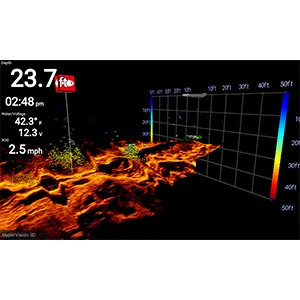 Element 7 HV with HV-100 Transducer 9" With HV-100 and Navionics+ Charts - realvision, 3d sonar, hypervision, raymarine, element, fishfinder, echomap, humminbird, CHIRP