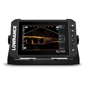 Lowrance Elite FS 9 Fish Finder with Active Imaging 3-in-1 Transducer, Preloaded C-MAP Contour+ Charts 9 Inch Active Imaging 3-in-1 - ActiveTarget - Elite FS