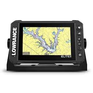 Lowrance Elite FS 9 Fish Finder with Active Imaging 3-in-1 Transducer, Preloaded C-MAP Contour+ Charts 9 Inch Active Imaging 3-in-1 - Elite FS - Contour+