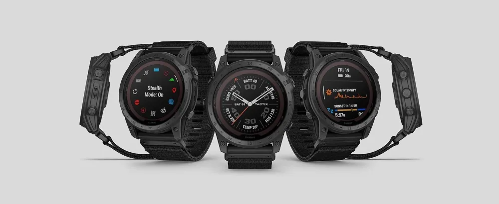 Garmin tactix 7, Pro Edition, Ruggedly Built Tactical GPS Watch with Solar Charging Capabilities and Nylon Band - Garmin tactix 7 series