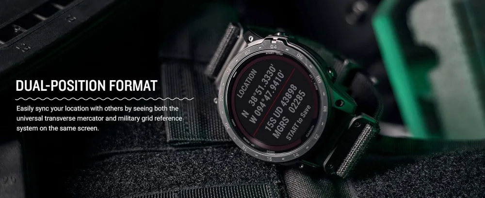 Garmin tactix 7, Pro Edition, Ruggedly Built Tactical GPS Watch with Solar Charging Capabilities and Nylon Band - Garmin tactix 7 series