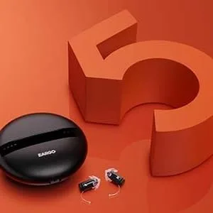 EARGO 5 Self-Fitting OTC Adult Hearing Aids - Virtually Invisible, Rechargeable, Lifetime Remote Support - Eargo 5 hearing aids
