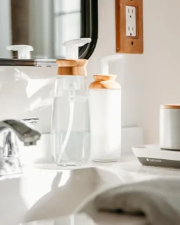 Full Circle Sinksational Sink Drain Strainer & Stopper - 2 in 1 with Separate Plug - Gray - Bathroom